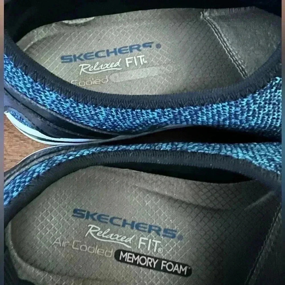 Skechers EZ Flex Womens Slip On Shoe Multi-Color Size 9 - Picture 6 of 8